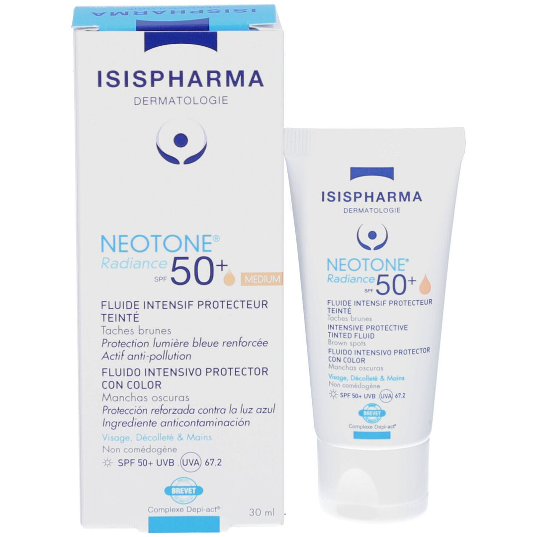Isispharma Neotone Radiance Fluide teinté protecteur intensif SPF50+ 30ml