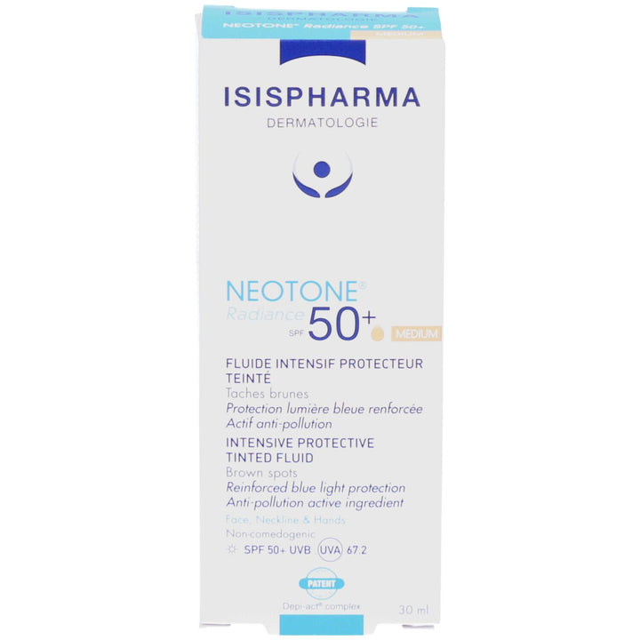 Isispharma Neotone Radiance Fluide teinté protecteur intensif SPF50+ 30ml