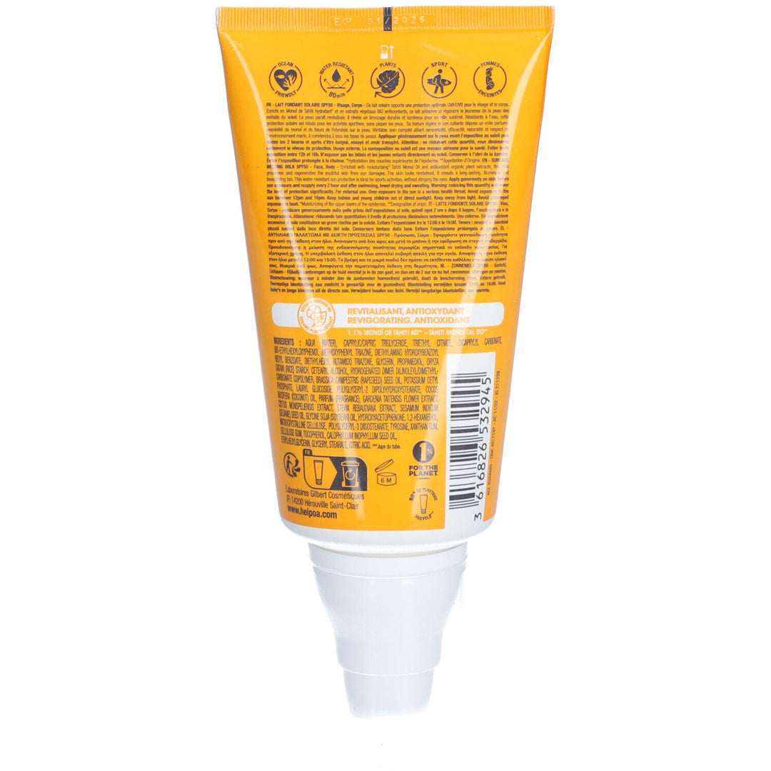 Hei Poa Suncare Melting Milk SPF50 150ml (5,07fl oz)