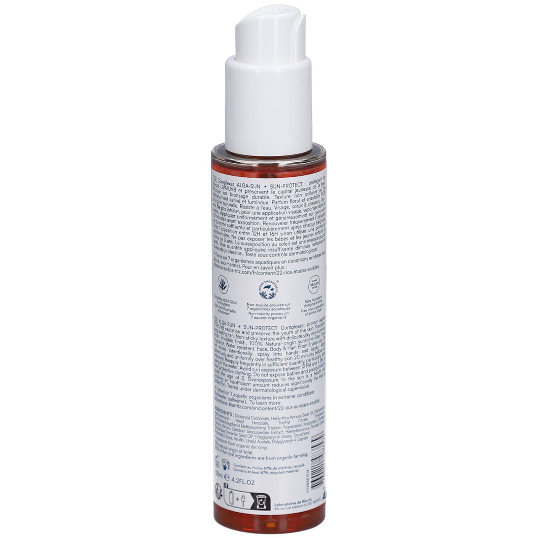 Laboratoires De Biarritz Sun care Satin Oil SPF50 125ml (4,22fl oz)
