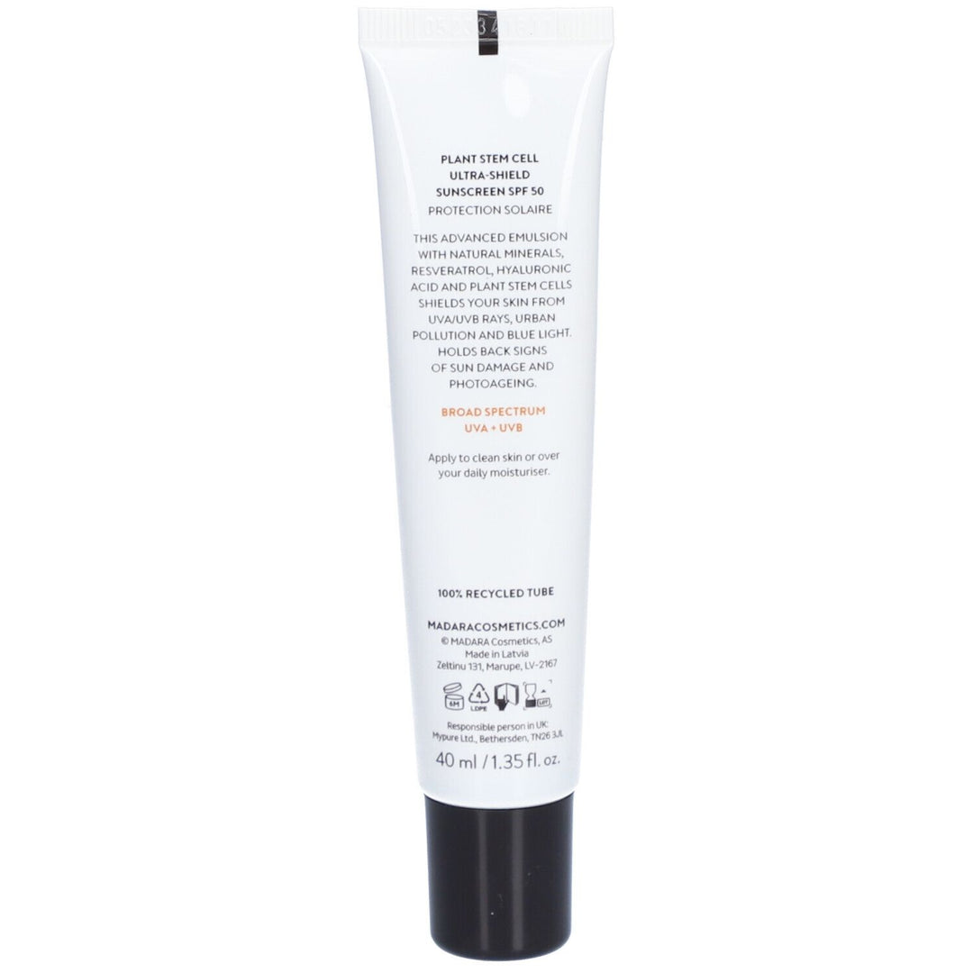 MÁDARA organic skincare SPF 50 Plant Stem Cell Ultra-Protective Sunscreen 40ml (1,35fl oz)
