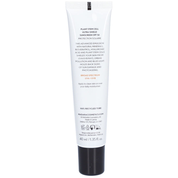 MÁDARA organic skincare SPF 50 Plant Stem Cell Ultra-Protective Sunscreen 40ml (1,35fl oz)