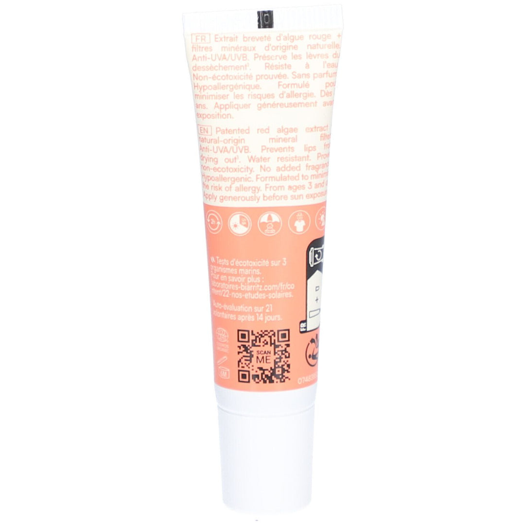 Laboratoires De Biarritz Organic Sun Care Balsamo Labbra Alta Protezione Mare e Montagna SPF30 15ml