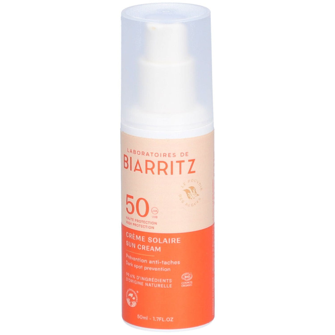 Laboratoires De Biarritz Sun care Algamaris Organic Sunscreen Face Cream Spf 50 Bio 50ml (1,69fl oz)