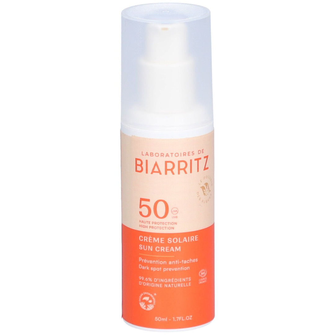 Laboratoires De Biarritz Sun care Algamaris Organic Sunscreen Face Cream Spf 50 Bio 50ml (1,69fl oz)