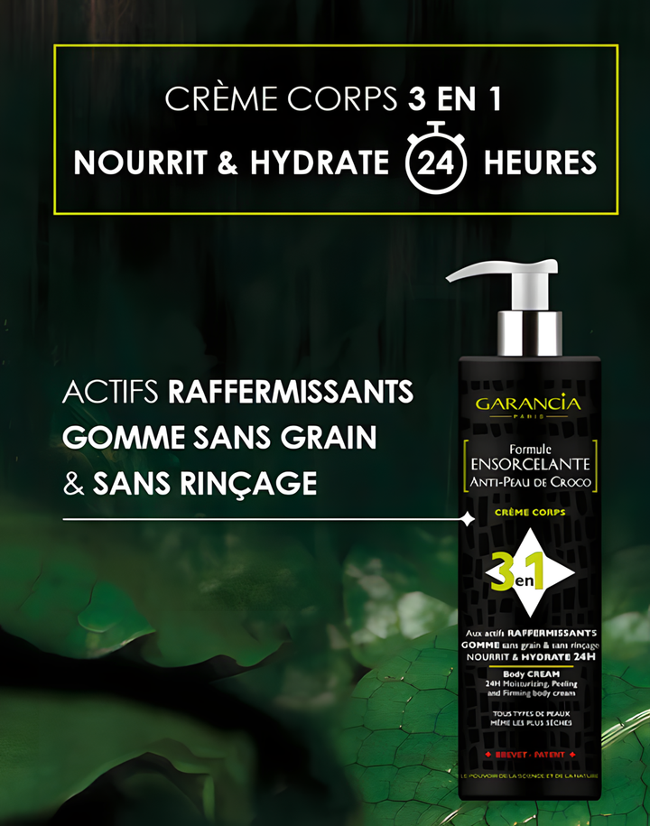 Garancia Ensorcelante Formule Crème Corps Exfoliante et Raffermissante 400ml