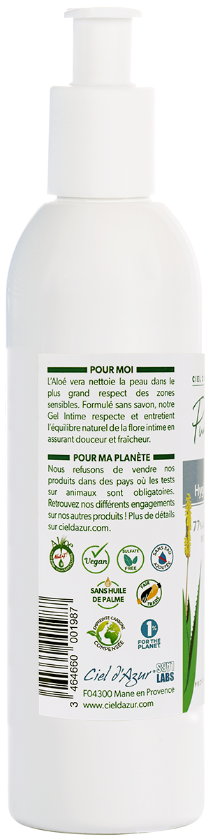 Pur Aloé Intimate Hygiene Gel Bioes 250ml (8.45fl oz)