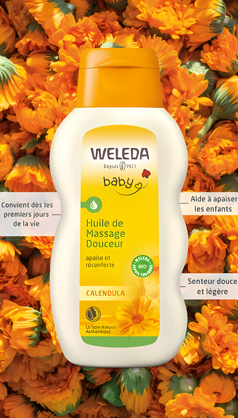 Weleda Calendula Baby Massage Oil 200ml (6.76fl oz)
