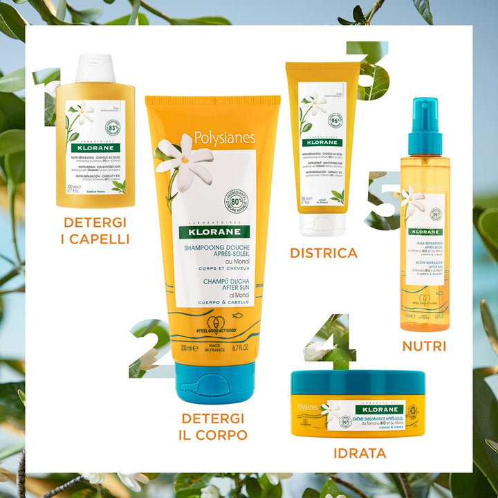 Klorane Polysianes After-Sun Repair Oil with Tamanu and Monoi 150ml (5.07fl oz)