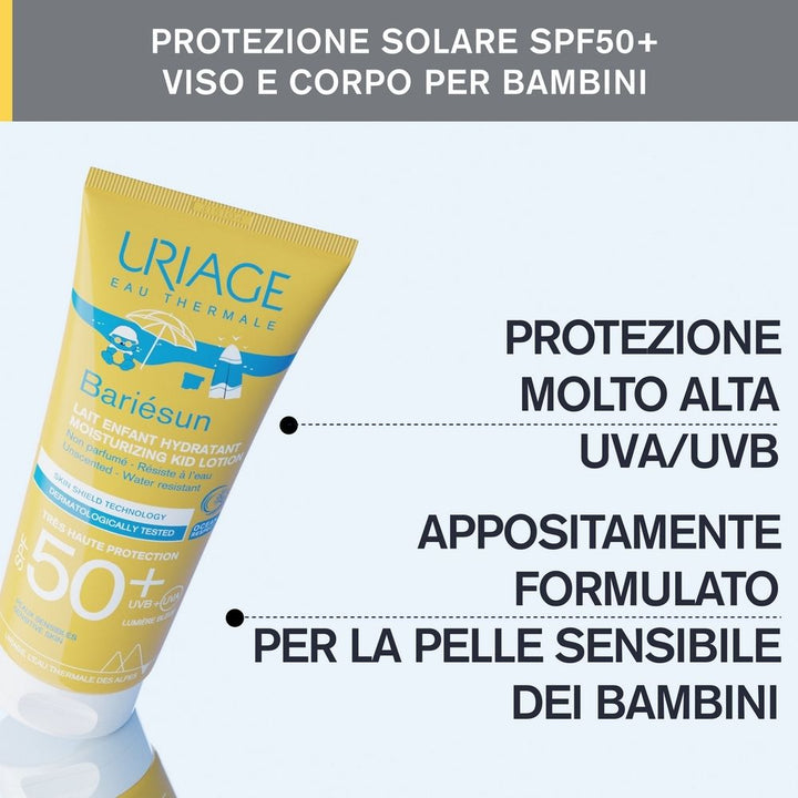 Uriage Bariésun Moisturizing Kid Lotion SPF50+ 100ml (3.38fl oz)