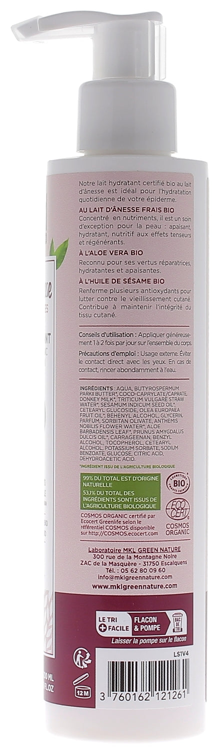 Mkl Hydrating Body & Hands Lait dånesse certified COSMOS ORGANIC 200ml (6.76fl oz)