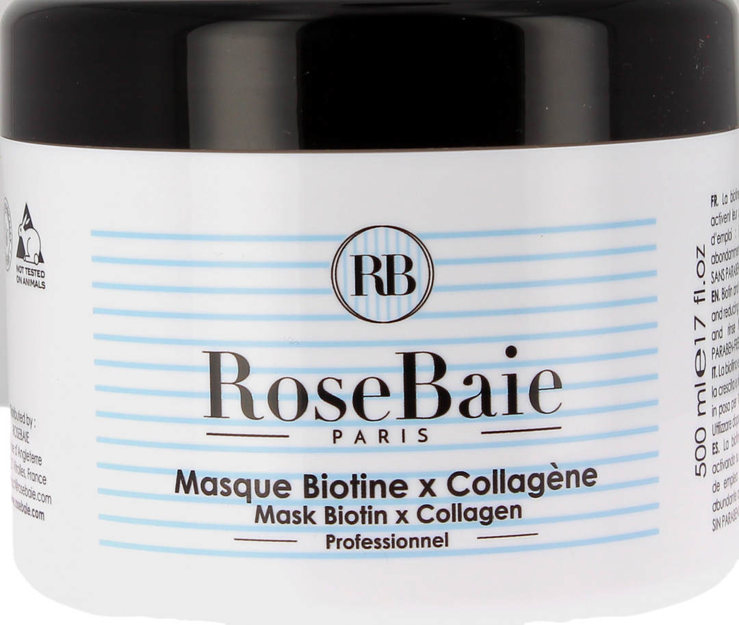 Rosebaie Biotin- und Kollagenmaske 500ml