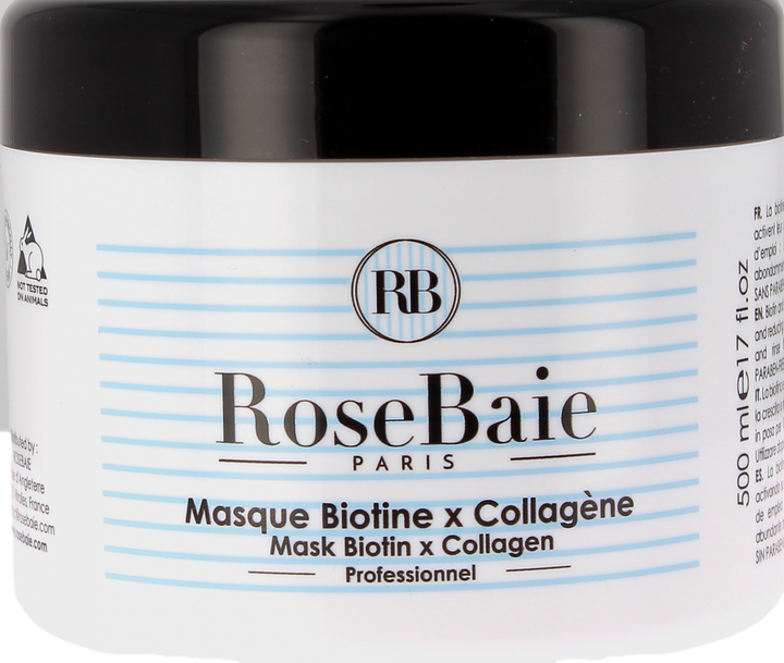 Rosebaie Biotin- und Kollagenmaske 500ml