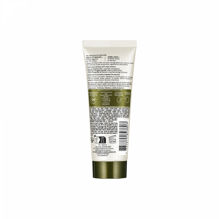 Sanoflore Reines Intense Regeneration Coup D'Eclat Mask Bioes 75ml (2.53fl oz)