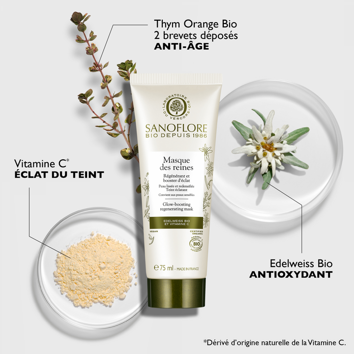 Sanoflore Reines Intense Regeneration Coup D'Eclat Mask Bioes 75ml (2.53fl oz)