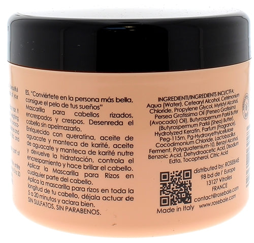 Rosebaie Curls Curl defining hair mask with avocado oil 500 ml (16.91fl oz)