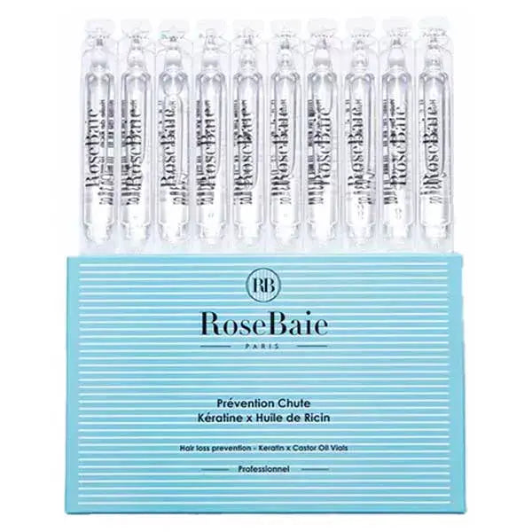 Rosebaie Castor Unidoses Prévention Chute de Cheveux 10 ml x10 (0,33 fl oz x10)