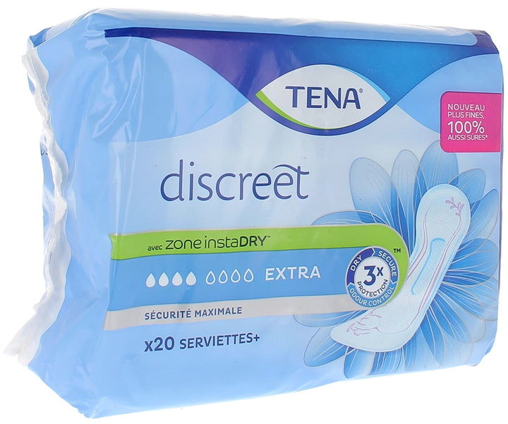 Tena Discreet حماية للنساء من ضعف المثانة Extra x20