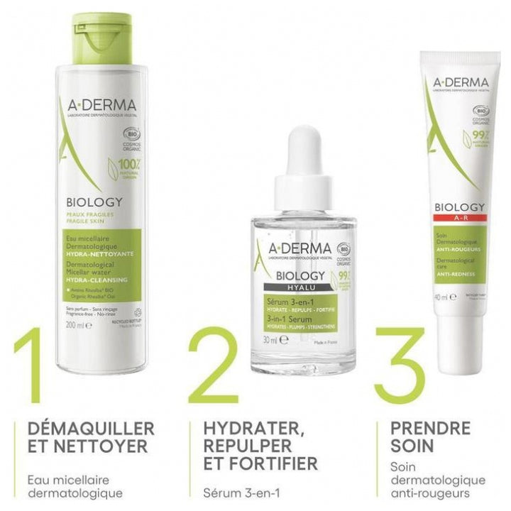A-Derma Biology 3 in 1 Serum Hyalu 30ml (1.01fl oz)