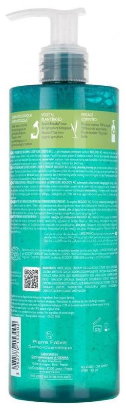 A-Derma Phys-AC جل رغوي منقٍ للبشرة المعرضة لحب الشباب 400ml
