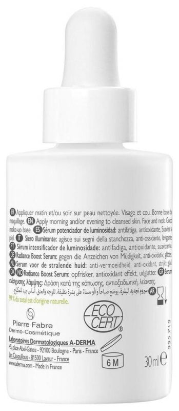 A-Derma Biology Energy C Radiance Boost Sérum Vit C+ 30ml (1.01floz)
