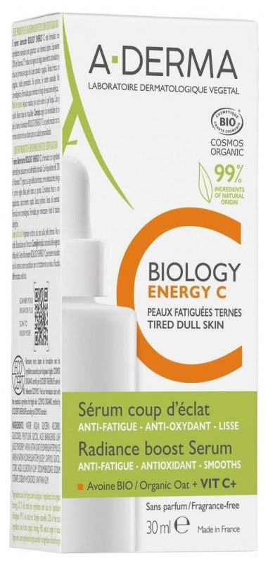 A-Derma Biology Energy C Radiance Boost Sérum Vit C+ 30ml (1.01floz)