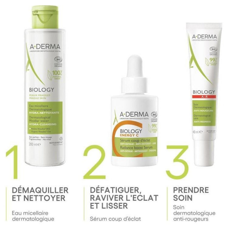 A-Derma Biology Energy C Radiance Boost Sérum Vit C+ 30ml (1.01floz)