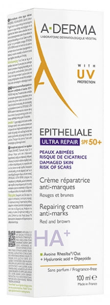 A-Derma Epitheliale AH Ultra Creme Reparador Protetor SPF50+ 100ml