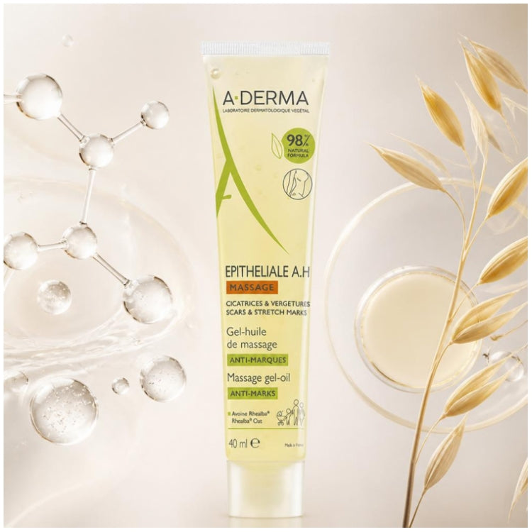 A-Derma Epitheliale A.H. Gel-huile de massage 40ml
