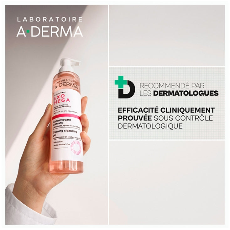 A-Derma Exomega Gel limpiador calmante 200 ml