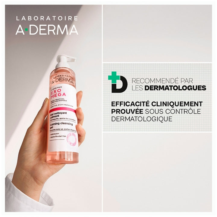 A-Derma Exomega Gel limpiador calmante 200 ml