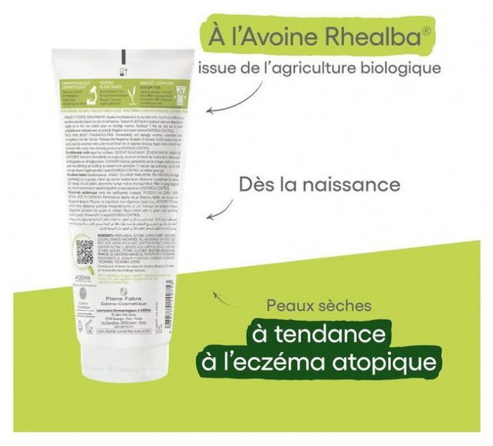 A-Derma Exomega Control Emollient Lotion for Dry Skin Prone to Atopy