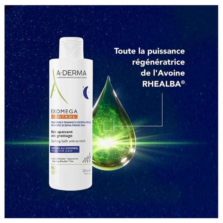 A-Derma Exomega Control Anti Scratching Soothing Bath 250ml (8.45fl oz)