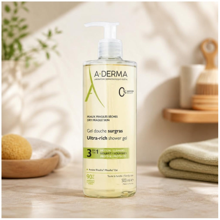 A-Derma Rhealba oats Gel doccia relipidante 500ml