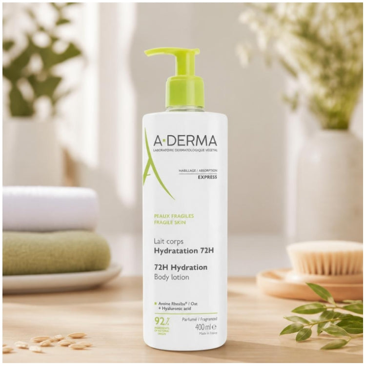A-Derma Hydrating Body Milk 400ml (13.52fl oz)