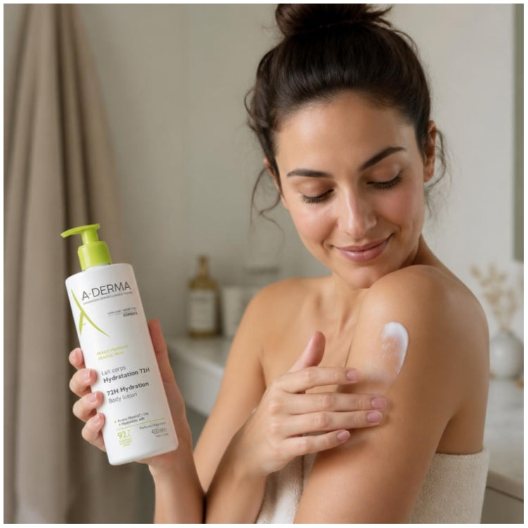 A-Derma Hydrating Body Milk 400ml (13.52fl oz)