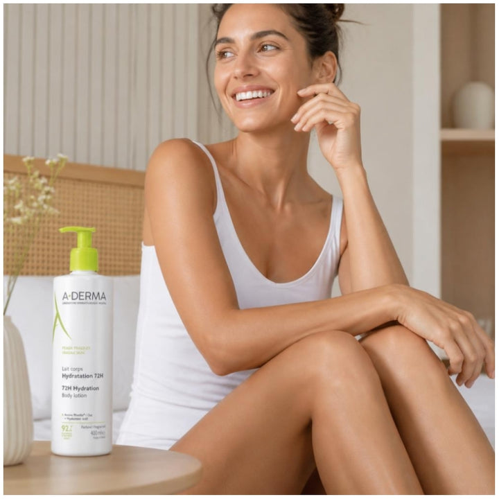 A-Derma Hydrating Body Milk 400ml (13.52fl oz)