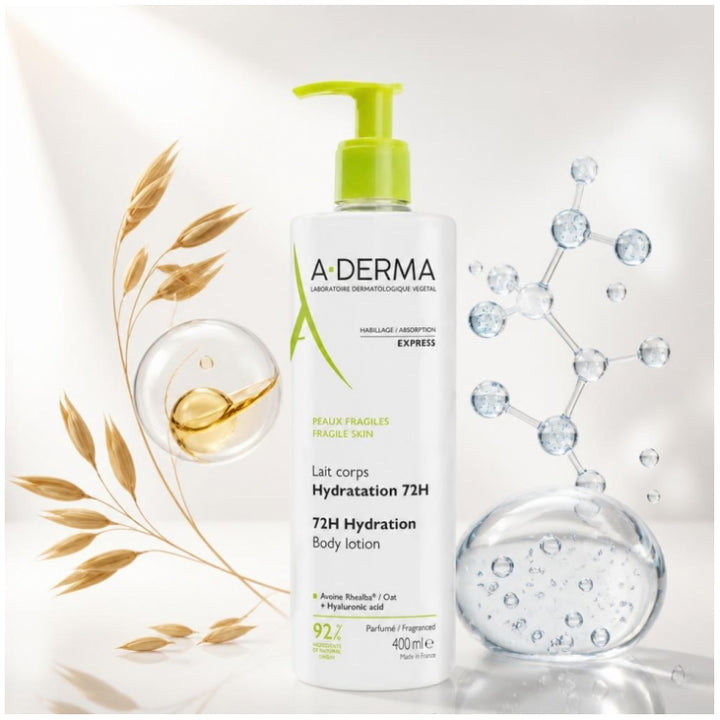 A-Derma Hydrating Body Milk 400ml (13.52fl oz)