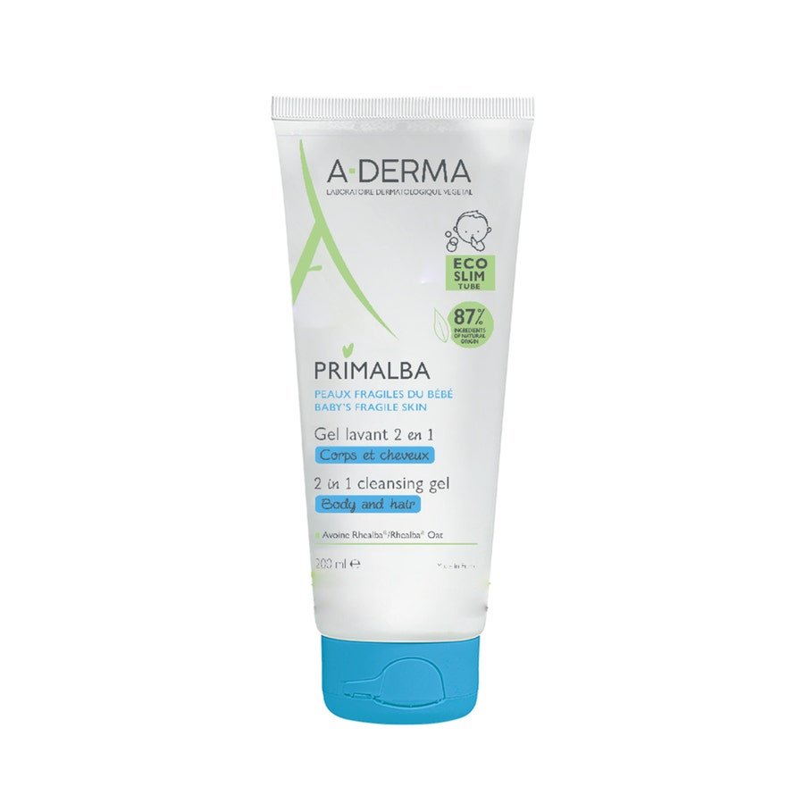 A - Derma Primalba Baby Gentle Cleansing Gel delicate skin 200ml (6.76fl oz) - FrenchBeautyHub