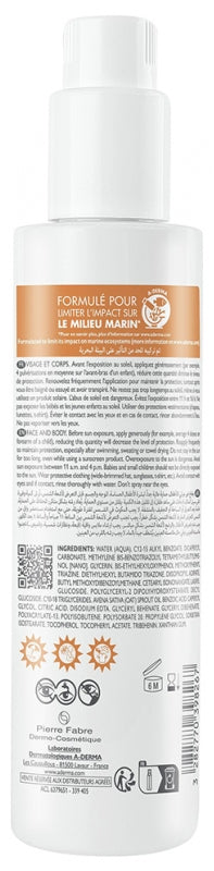 A-Derma Protect Spf50+ Sun Spray 200ml (6,76fl oz)