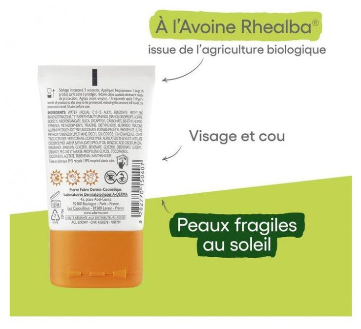 A-Derma Protect سائل واقٍ غير مرئي بحجم الجيب SPF50+ 30ml