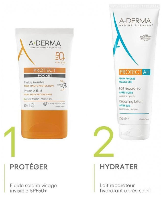 A-Derma Protect سائل واقٍ غير مرئي بحجم الجيب SPF50+ 30ml