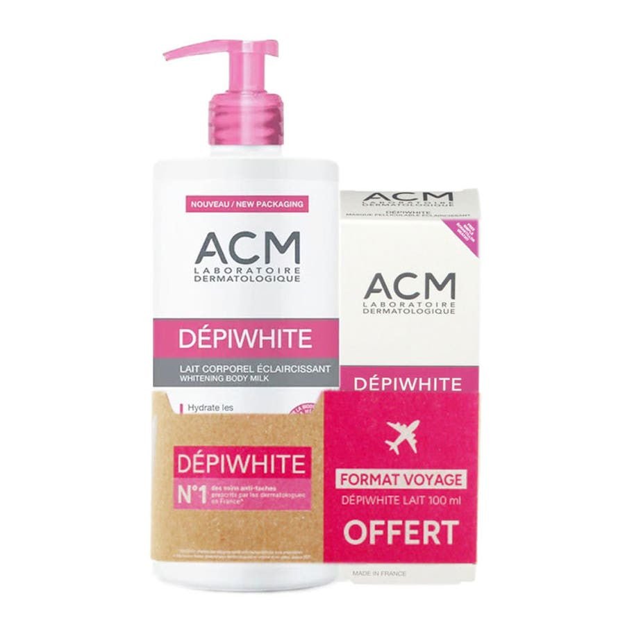 Acm Depiwhite Anti - Spot Lightening Body Milk 500ml +100ml (16.90 + 3.38fl oz) - FrenchBeautyHub