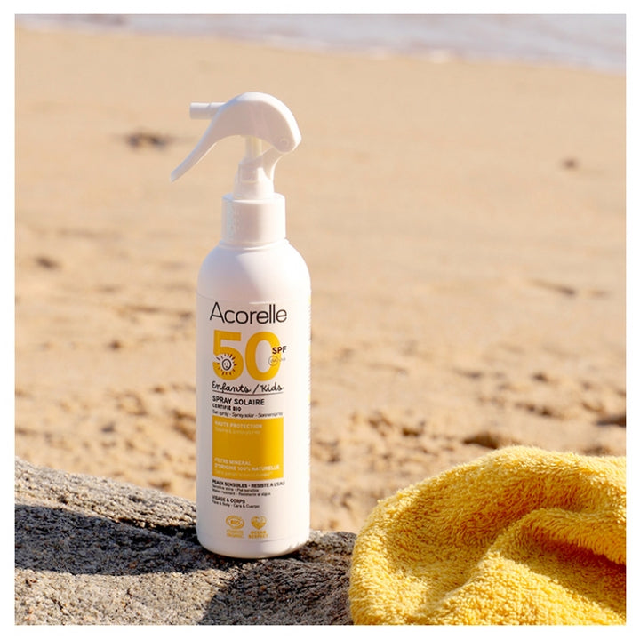 Acorelle Protetor Solar Orgânico Infantil SPF50 Spray 150ml