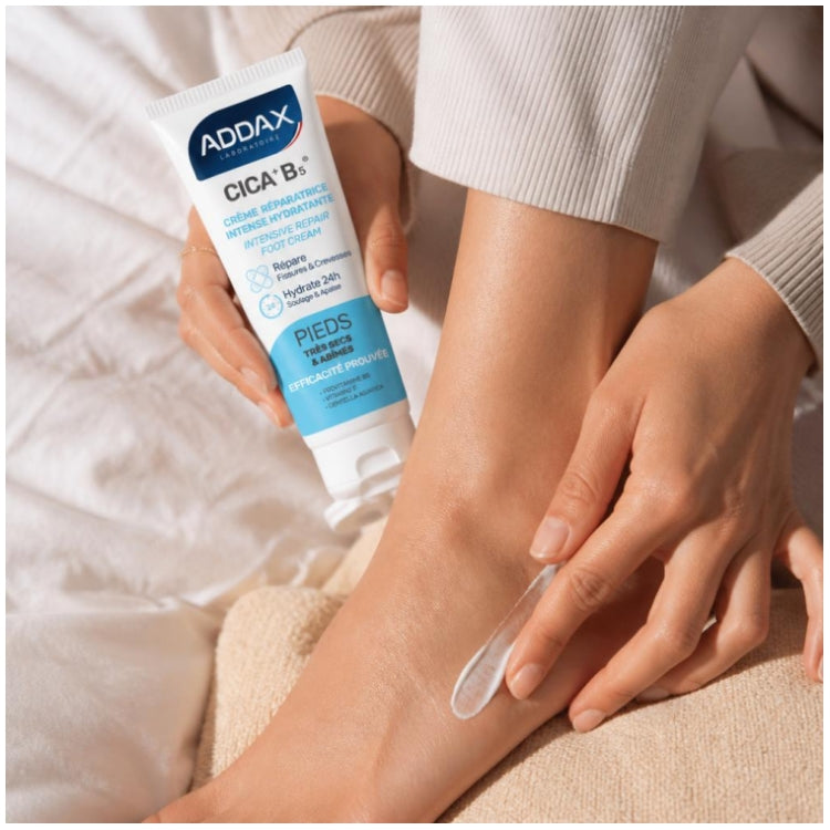 Addax CICA + B5® Intensive feuchtigkeitsspendende Reparaturcreme für die Füße 50ml