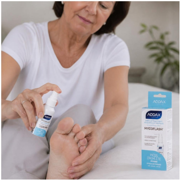 Addax MYCOFLASH® Tratamiento antifúngico en spray para el pie de atleta 25ml