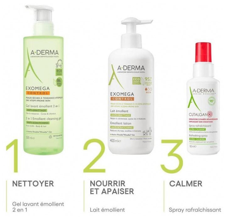 A-Derma Cutalgan بخاخ منعش فائق التهدئة 100ml
