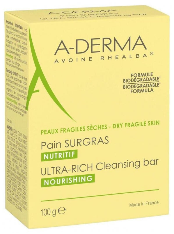 A-Derma Rhealba oats Rhealba Superfatted Soap Bar With Oat Milk100g (3.53oz) 100g (3.53oz)