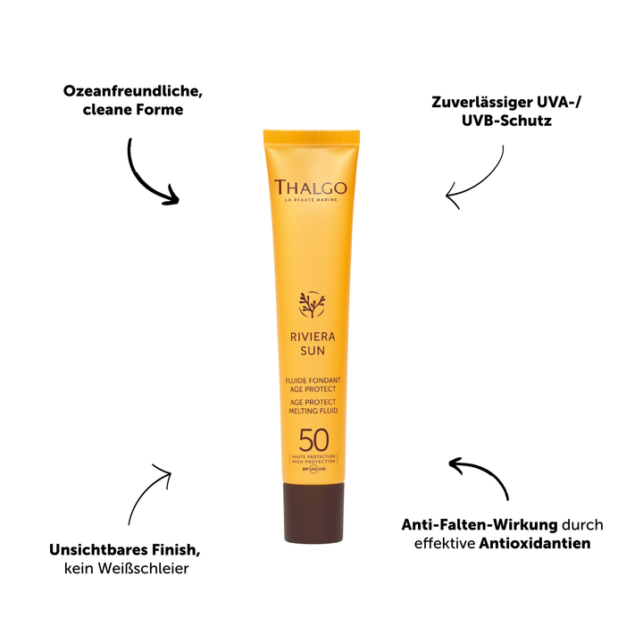 Thalgo Riviera Sun Anti-agingbescherming SPF50 Smeltende fluïde 50ml