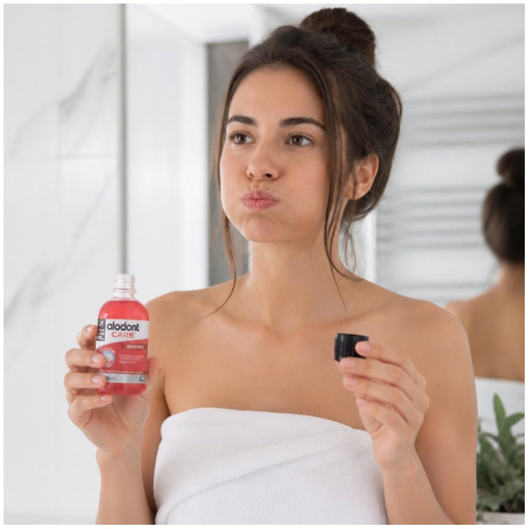 Alodont Care Alodont Protect Mouthwash Gencives Prévient les Petits Saignements 100ml (3.38fl oz)